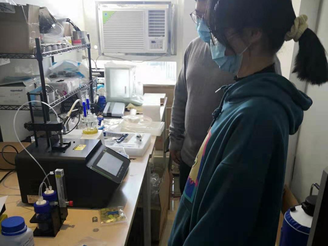 WKT-A9 卡尔费休水分滴定仪在苏州天隆生物科技有限公司的应用 客户现场